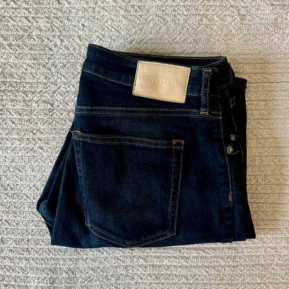Everlane The Curvy High Rise Skinny Jeans - Dark Wash